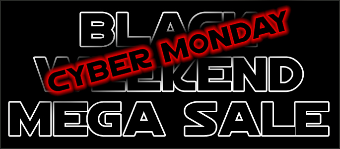 Jedi-Robe.com Black Friday Cyber Monday Black Weekend Mega Sale NOW ON - Click here for more....