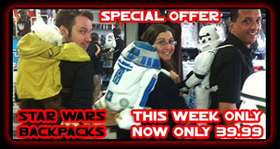 STAR WARS BACKPACK OFFER THIS WEEK ONLY