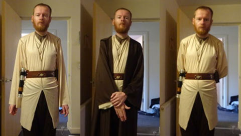 Wayne Jedi-Robe Costume Review