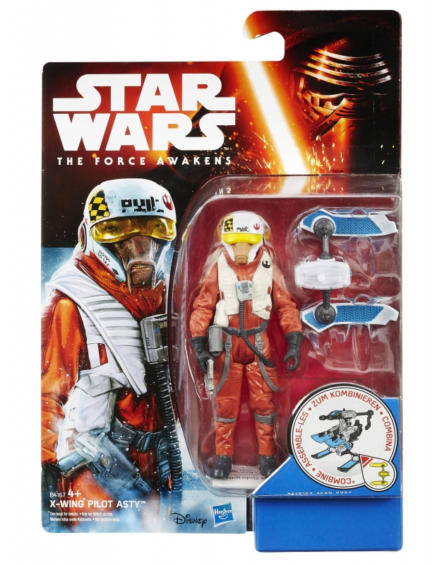 Star Wars Action Figure - The Force Awakens - Snow Desert - X-Wing Pilot Asty