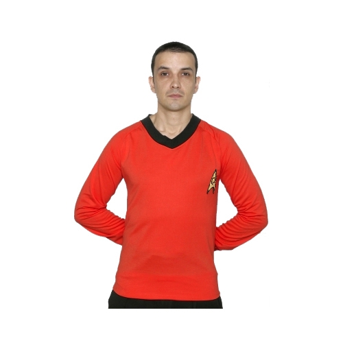 Star Trek Adult Costumes - Classic Scotty Red Shirt