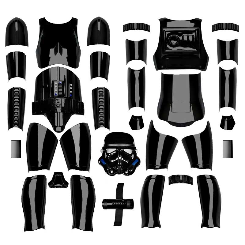 Star Wars Shadowtrooper Costume Armour Kit Version 2 - with Helmet