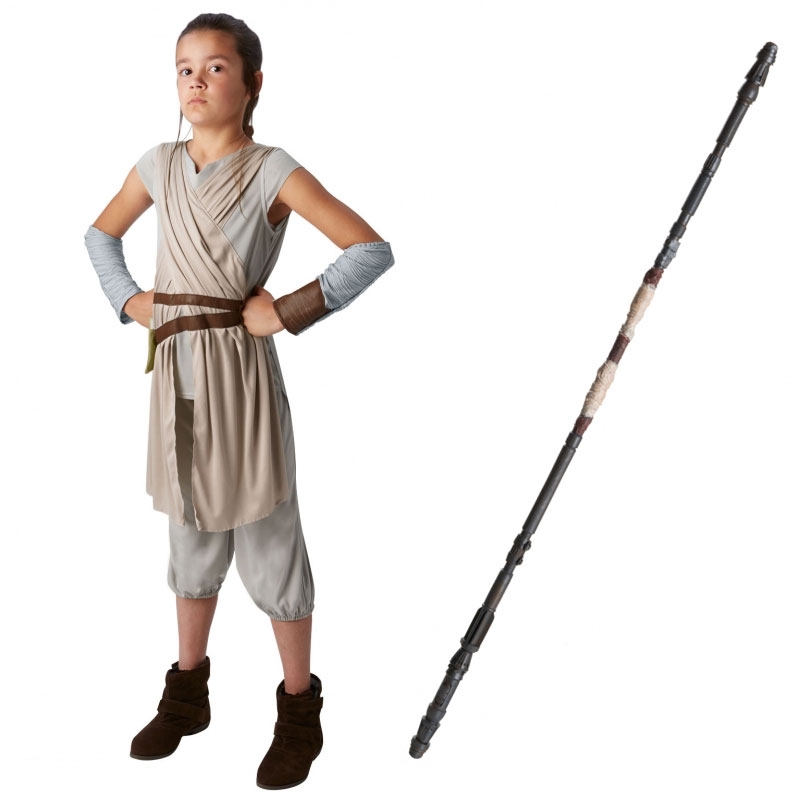 Star Wars Costume Child Staff Bundle - Rey