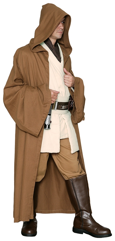 Star Wars Jedi Robe ONLY- Light Brown - Excellent Quality