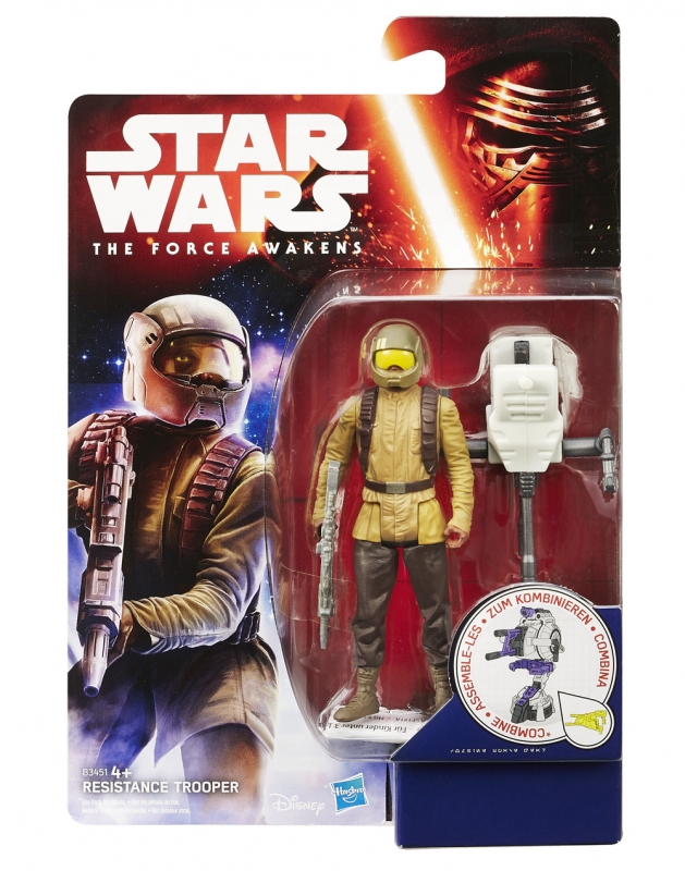 Star Wars Action Figure - The Force Awakens - Jungle Space - Resistance Trooper