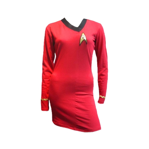 Star Trek Adult Costumes - Ladies Classic Uhura Red Dress