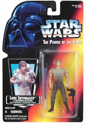 Star Wars Action Figure - Luke Skywalker in Dagobah Fatigues / Saber / Pistol with Short Lightsaber