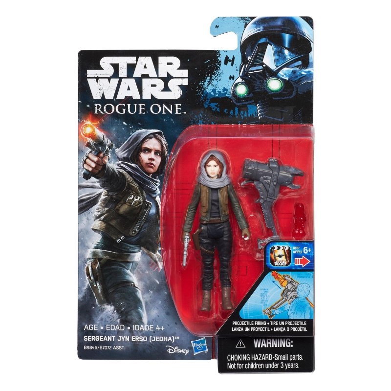 Star Wars Action Figure - Rogue One - Star Wars Universe - Sergeant Jyn Erso - Jedha