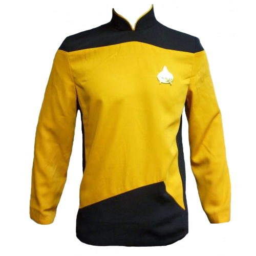 Star Trek Adult Costumes - The Next Generation Yellow Tunic