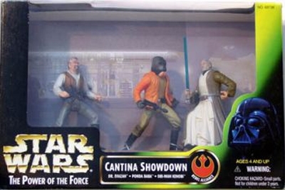 Star Wars Multi Action Figures - Cantina Showdown - Dr.Evazan / Ponda Baba / Obi-Wan Kenobi 3 pack