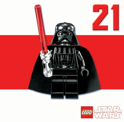 Star Wars Greeting Cards - 160 x 160 mm - Lego Star Wars - Darth Vader 21 - LS015