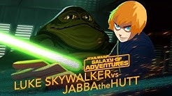 Luke vs. Jabba - Sail Barge Escape | Star Wars Galaxy of Adventures