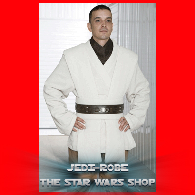 Star Wars Obi Wan Kenobi Costume   Body Tunic with Replica DARK BROWN 