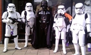 Darth Vader and his Stormtroopers decend upon Jedi-Robe.com