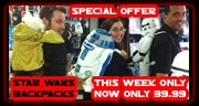 Special Offer: Star Wars Back Packs