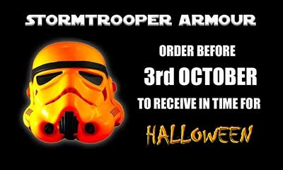 Star Wars Halloween Stormtrooper Armour orders 2021