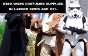 Star Wars Fancy Dress for Lovely Larger Ladies and Fuller Figured Men