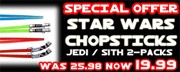 Special Offer: Star Wars Lightsaber Chopsticks