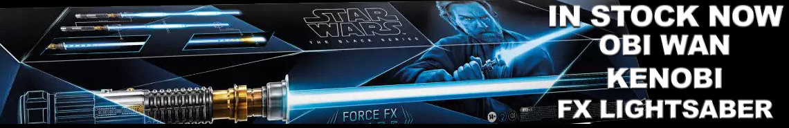Obi Wan Kenobi FX Lightsaber In Stock Now