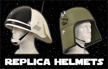 Star Wars Replica Helmets perfect for costuming, Biker Scout Armour, General Veers, Rebel Fleet Trooper from Rogue One, and more. Great for costumes or display