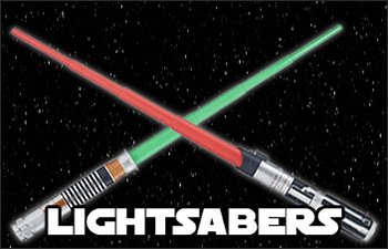 Star Wars Basic and Electronic Cheap Lightsabers available at www.Jedi-Robe.com - The Star Wars Shop