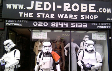 the star wars shop