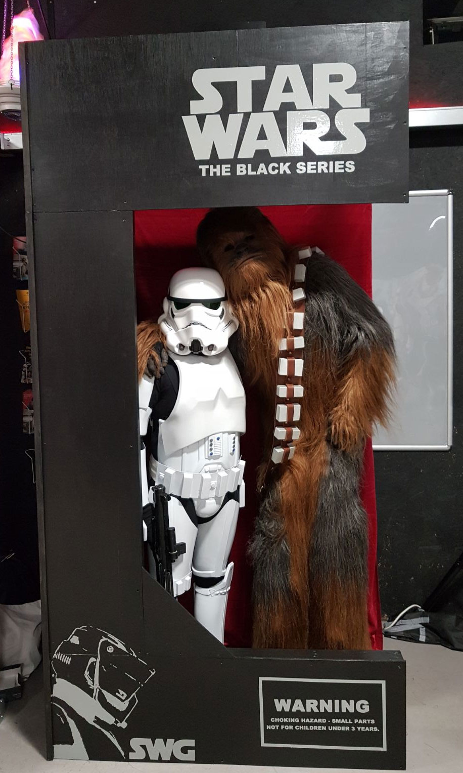 Team SWG Stormtrooper Replica Armour Costume Review Chewbacca