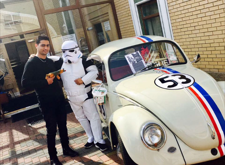 Stormtrooper Sohail Fancy Dress Charity Review