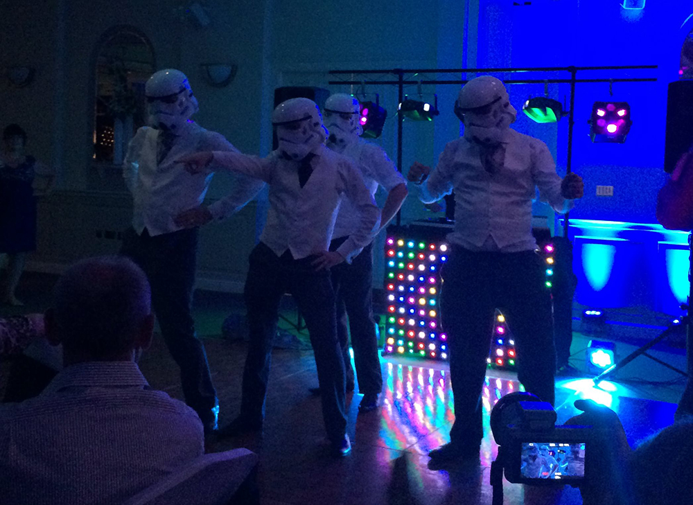 Stormtrooper Fancy Dress Mask Wedding Review