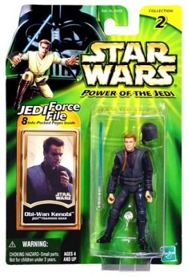 Star Wars Action Figures - Obi-Wan Kenobi Jedi Training Gear - Power of the Jedi