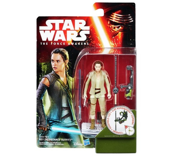 Star Wars Action Figure - The Force Awakens - Jungle Space - Rey Resistance Outfit