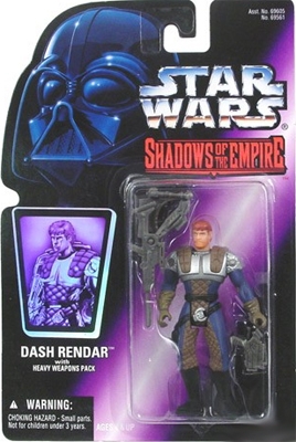 Star Wars Action Figure - Dash Rendar with Heavy Weapons Pack - Shadows of the Empire