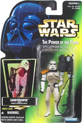 Star Wars Action Figure - Sandtrooper with Heavy Blaster Rifle