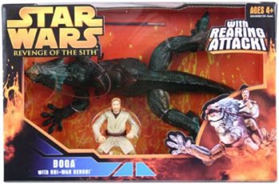 Star Wars Action Figure / Vehicle - Boga with Obi Wan Kenobi - Beautiful Star Wars Vehicle