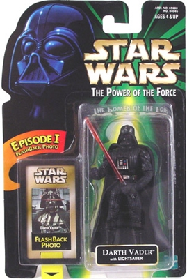 Star Wars Action Figure - Darth Vader with Lightsaber - EP1 FlashBack Photo