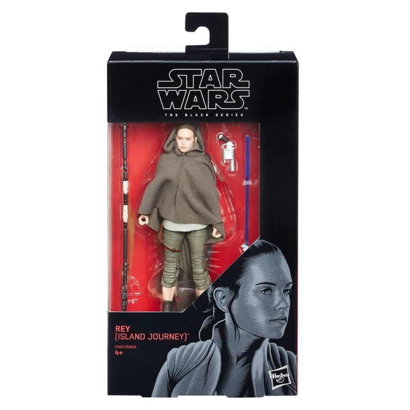 Star Wars 6 inch Figure - The Last Jedi Black Series - Rey (Island Journey)