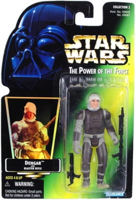 Star Wars Action Figure - Dengar with Blaster Rifle - Hologram