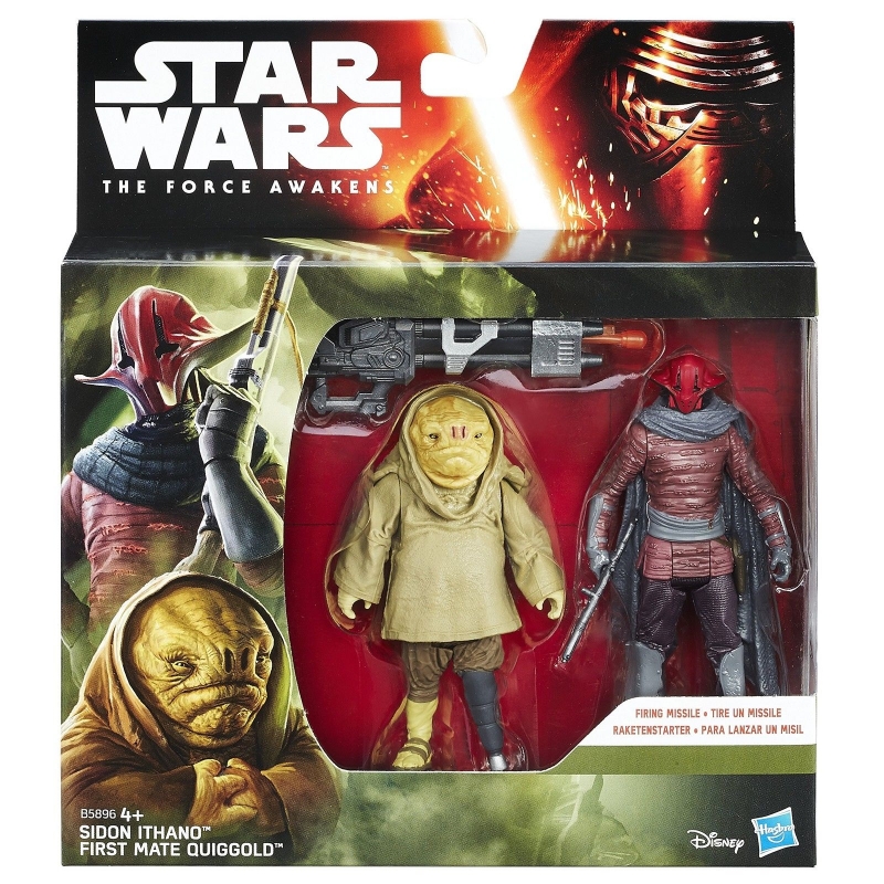 Star Wars Action Figure - The Force Awakens - Jungle Space - Sidon Ithano and First Mate Quiggold