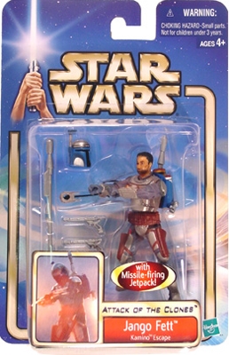 Star Wars Action Figures - Jango Fett Kamino Escape - Attack of the Clones - Saga Collection