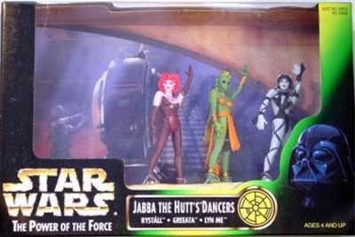 Star Wars Multi Action Figures - Jabba The Hutts Dancers - Rystall / Greeata / Lyn Me 3 Pack