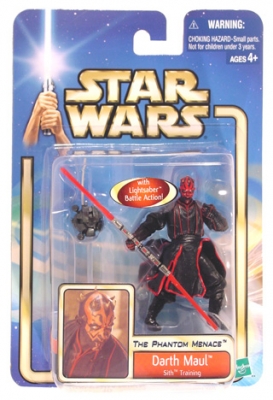 Star Wars Action Figures - Darth Maul Sith Training - The Phantom Menace - Saga Collection