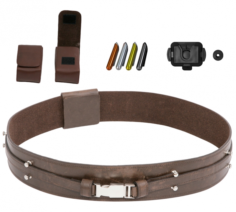 Star Wars Anakin Skywalker JEDI BELT BUNDLE - Belt - Pouches - Food Capsules - Covertec Belt Clip