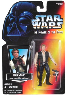 Star Wars Action Figure - Han Solo - with Heavy Assault Rifle and Blaster