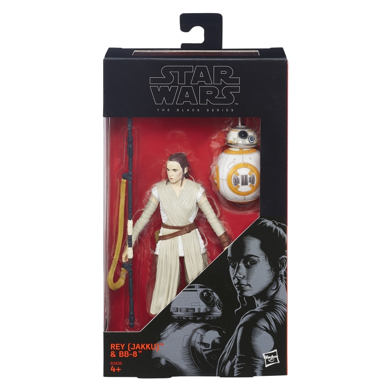 Star Wars 6 inch Figure - The Force Awakens Black Series - Rey (Jakku)