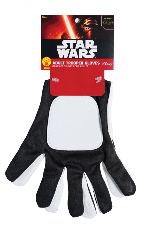 Star Wars Costume - The Force Awakens - First Order Stormtrooper Gloves - Adult