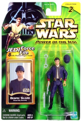Star Wars Action Figures - Bespin Guard Cloud City Security - Power of the Jedi