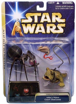 Star Wars Action Figure Playset - Jabbas Palace Court Denizens - Jabbas Palace - Return of the Jedi - Saga Collection