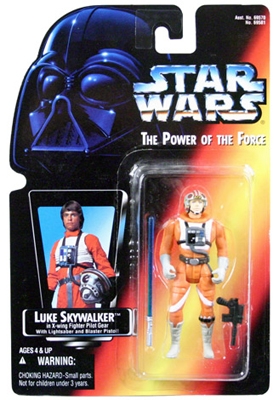 Star Wars Action Figure - Luke Skywalker in X-Wing Fighter Pilot Gear with Lightsaber