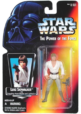 Star Wars Action Figure - Luke Skywalker with Grappling Hook Blaster and Lightsaber long