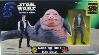 Star Wars Multi Action Figures - Jabba the Hutt and Han Solo